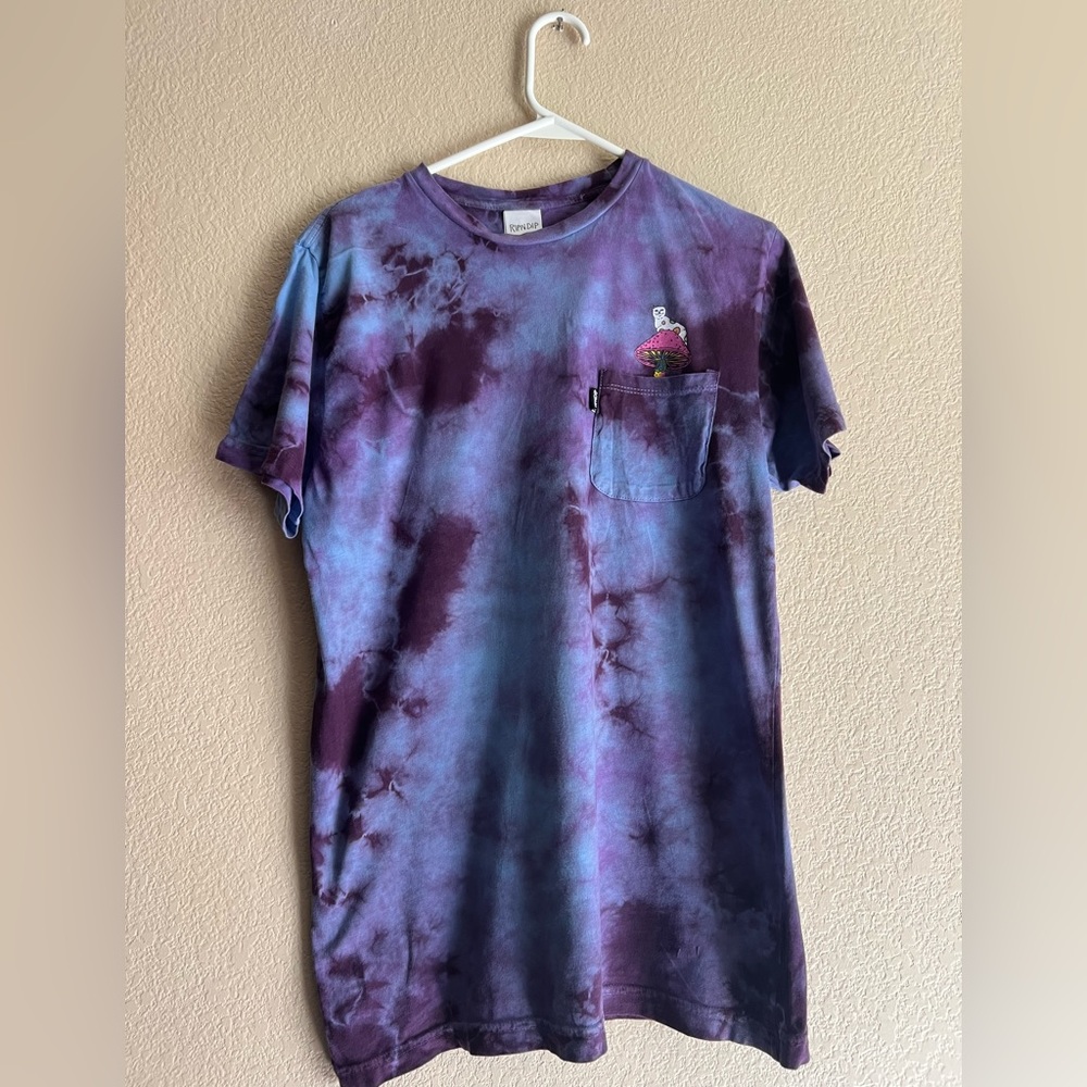 Purple Ripndip mushroom shirt